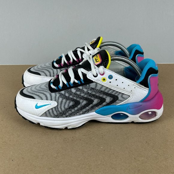 Nike Other - Nike Air Max TW Athletic Sneakers Youth 4.5Y Black Pink Blue White Lace Up